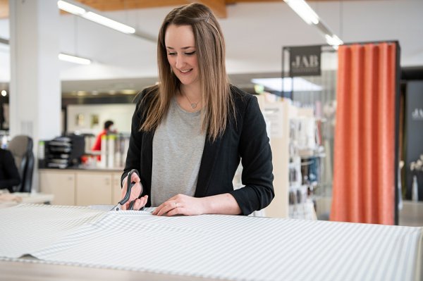 Individuell zugeschnittener Stoff