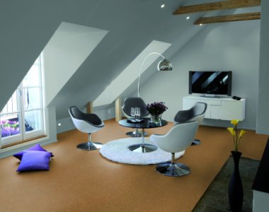 PVC und Linoleum im Wohnzimmer
