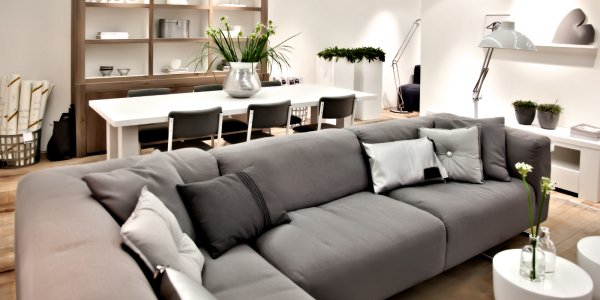 Couch im Wohnzimmer