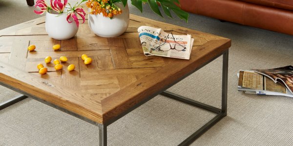 Couchtisch im Wohnzimmer