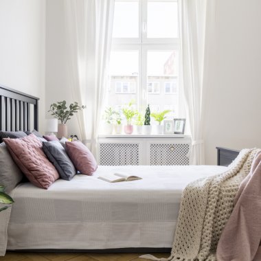 Gardinen im Schlafzimmer