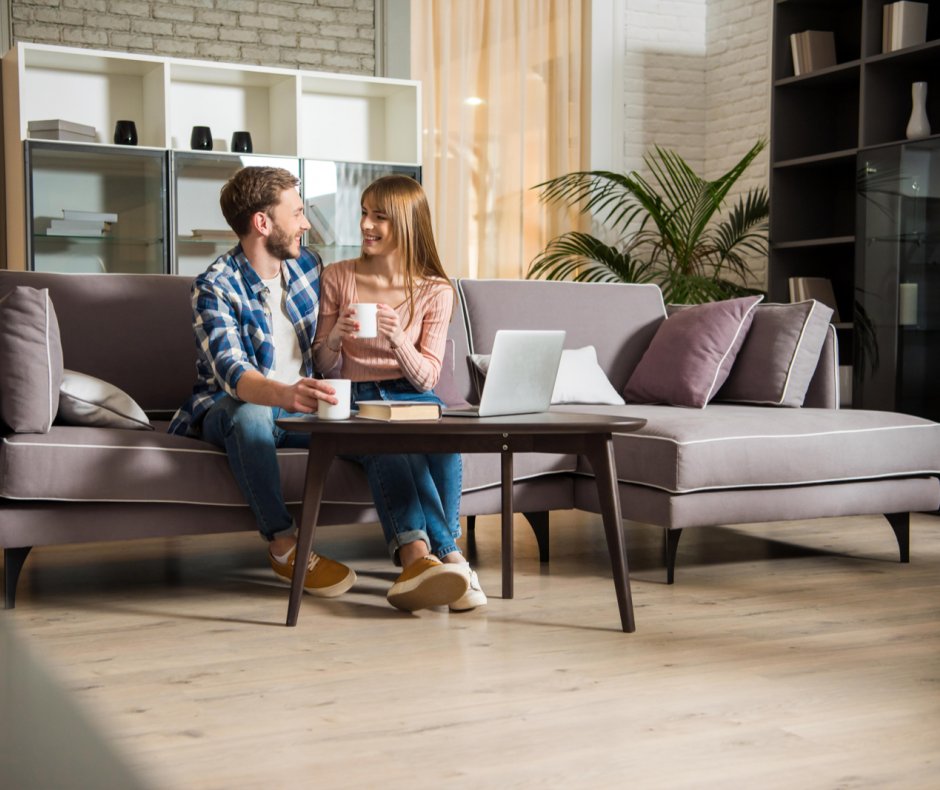 Sofa im Wohnzimmer