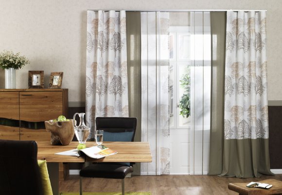 Gardinen und Vorhänge im Wohnzimmer