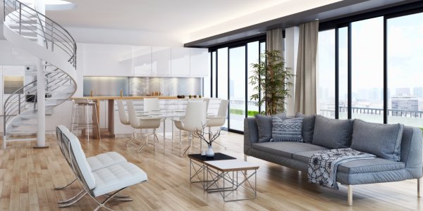 Parkett im Wohnzimmer