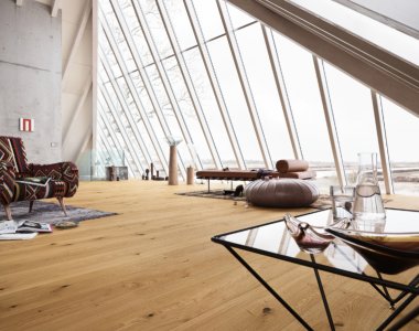 Parkettboden im Wohnzimmer